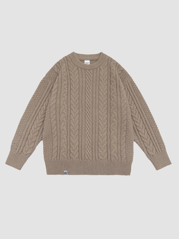 WLS Round Neck Knitted Sweater