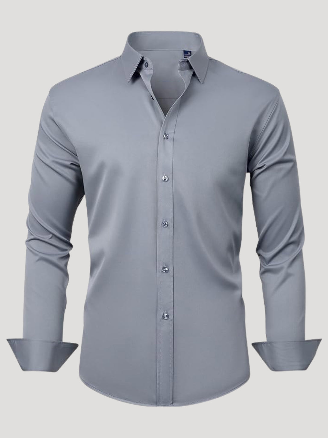 best stretch dress shirts Chocolate brown linen tailored Shirt INFORMATION 55.5% PIMA Cotton / 39% Polyester / 5.5% Spandex High Density Fabric Wrinkle Vince Camuto Men's Stretch Slim