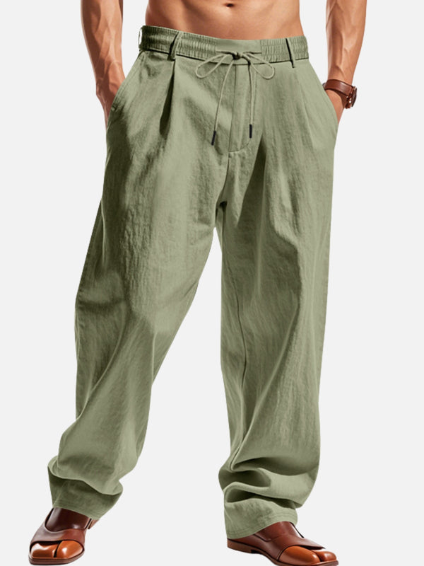 LORENZO™ Four-Season Relaxed Linen Pants