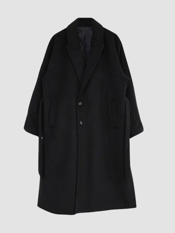 WLS Loose Long Thick Wool Cashmere Coat