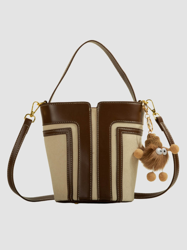 WLS Authentic Retro Crossbody Bucket Bag