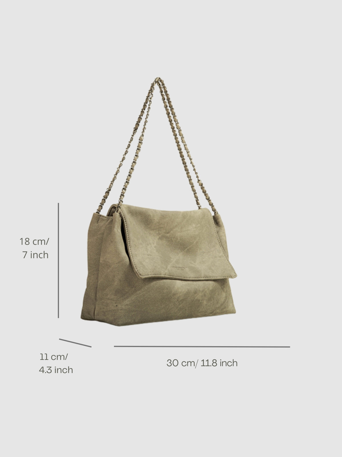 WLS Hobo Trendy Texture Shoulder Tote Bag