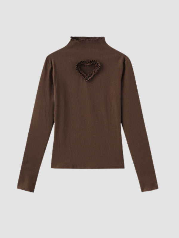 WLS Love Hollow Slim Fit Sweater