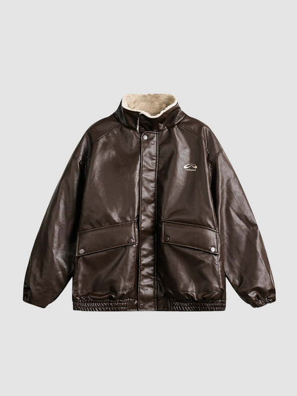 WLS Retro Neutral Leather jacket