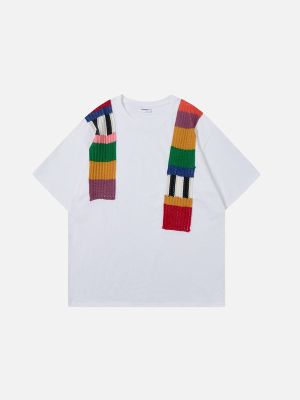 Retro Embroidered Stitch Tee