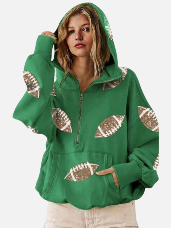 Velure™ Hooded Fleece Sweatshirt – Cozy Street Edit
