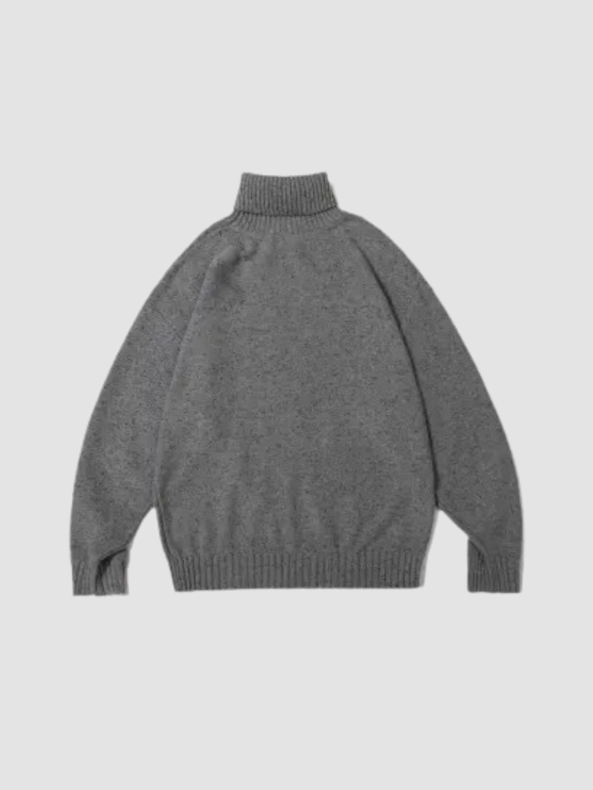 WLS Retro Turtleneck Knitted Sweater Shirt