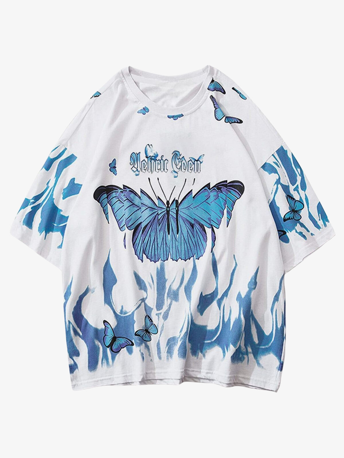 WLS Blue Flame Butterfly Tee