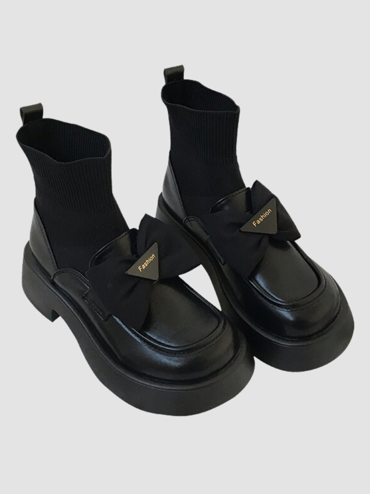 WLS Thick Soled Thin Retro Boots