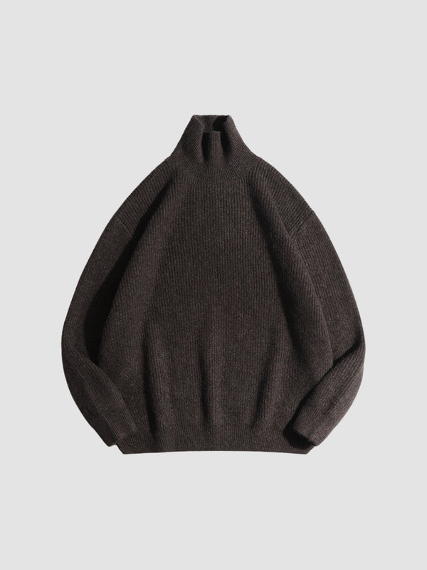 WLS Maillard Neutral Turtleneck Sweater