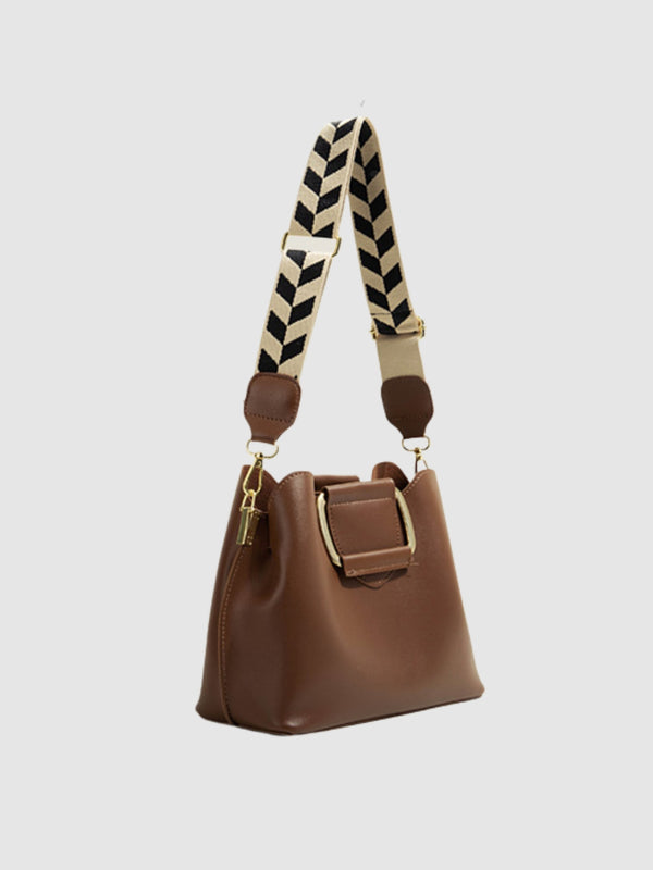 WLS Niche Design Single Shoulder Bucket Bag