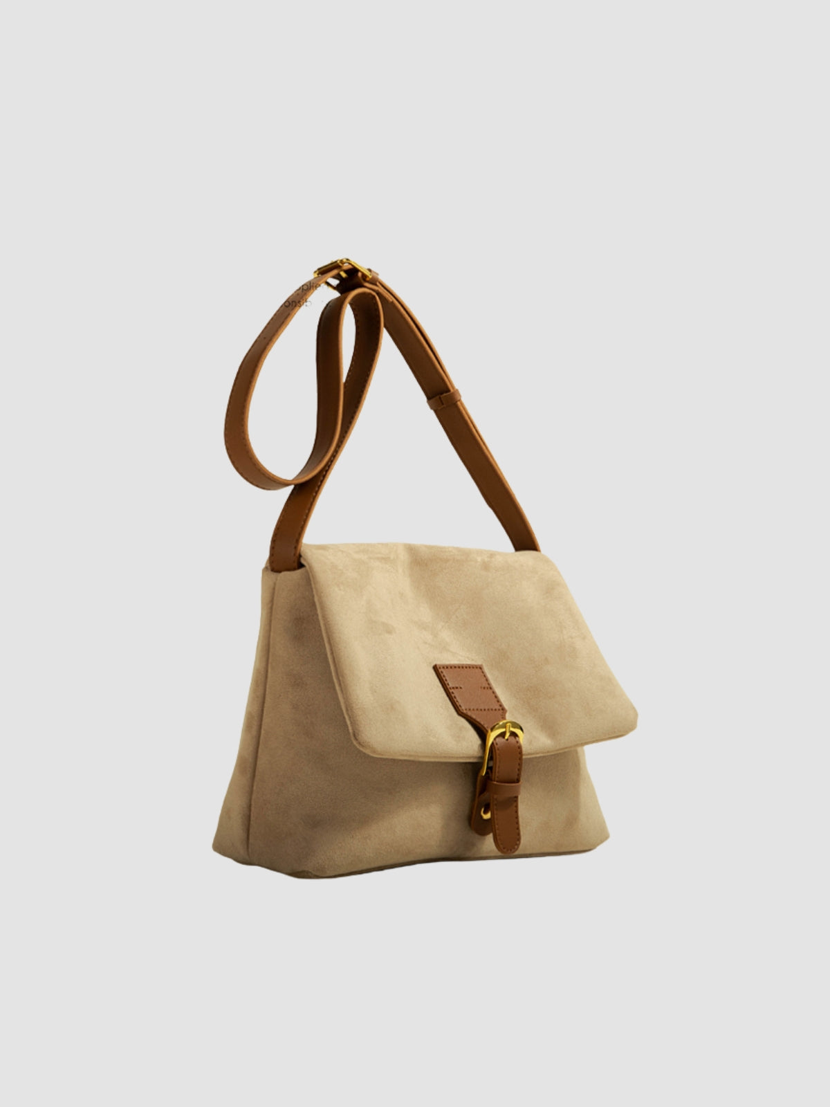 WLS Authentic Retro Textured Shoulder Messenger Bag