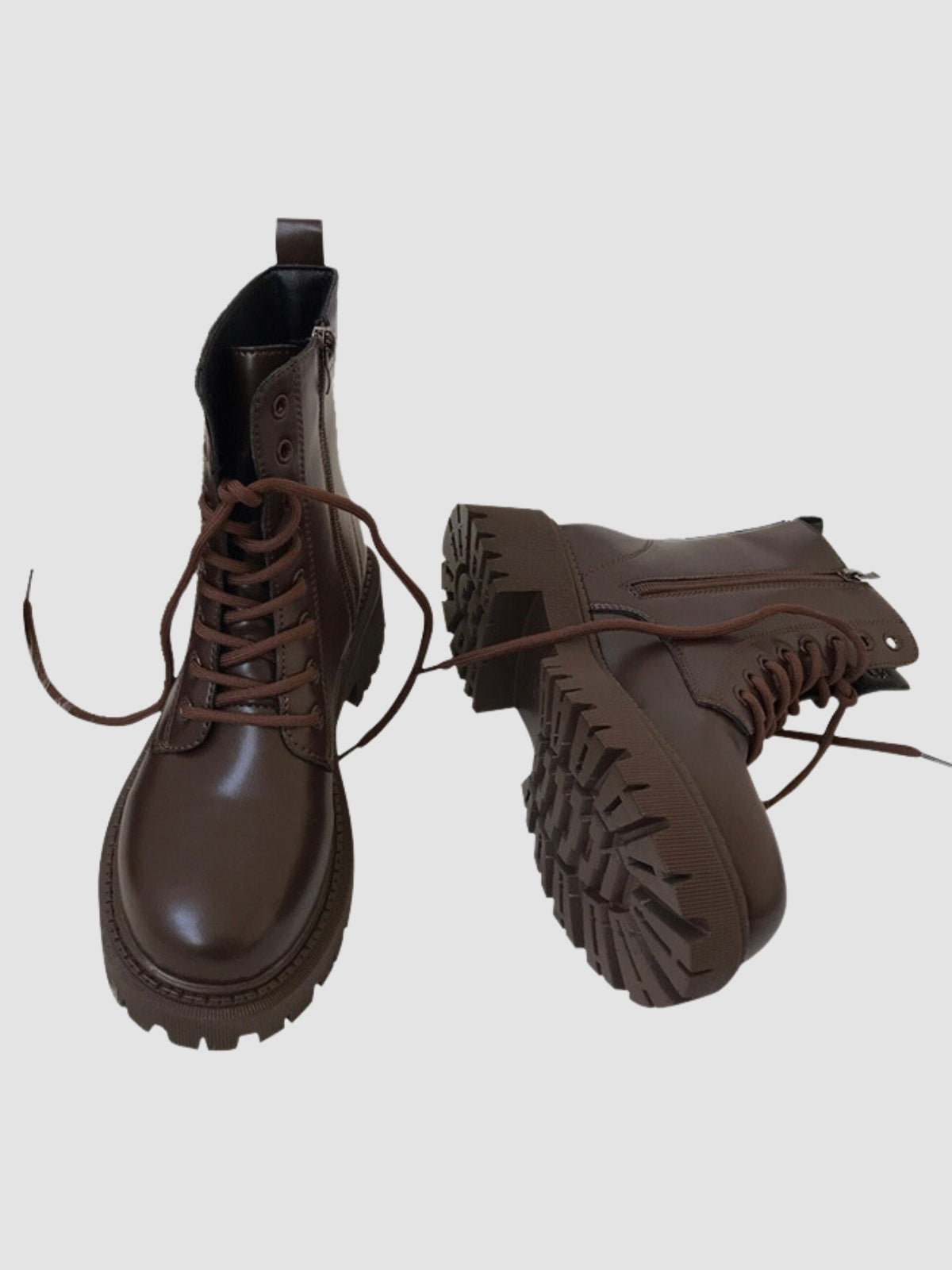 WLS British Retro Slim Leather Boots