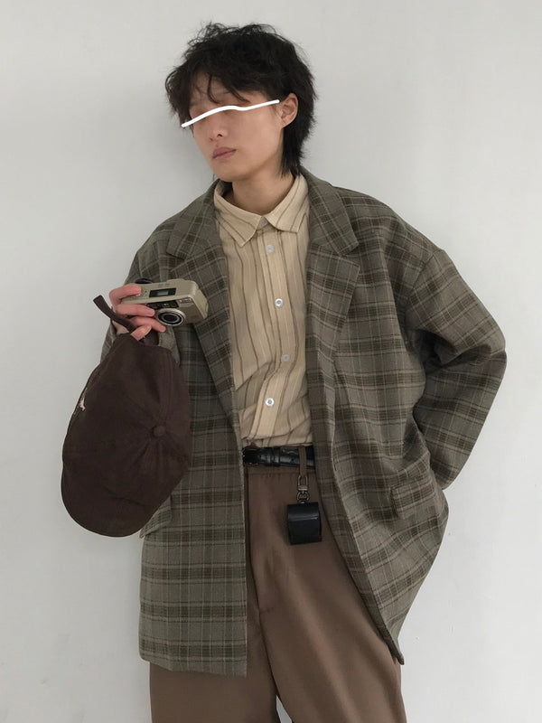 We Love Street Japanese Vintage Casual Suit Jacket