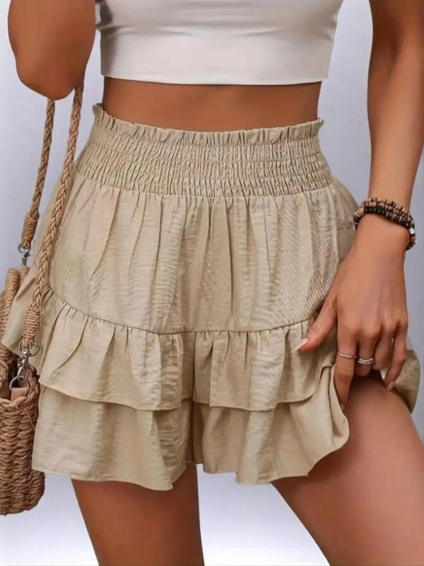 ELARA Drape Culotte Shorts – Summer 2025
