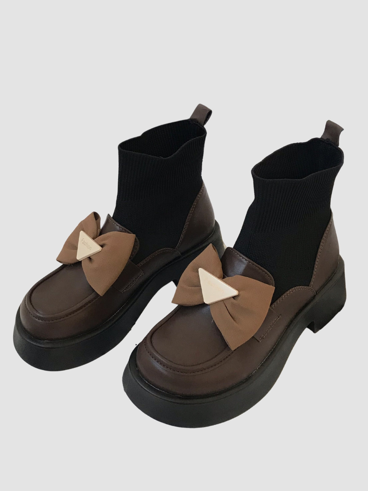 WLS Thick Soled Thin Retro Boots
