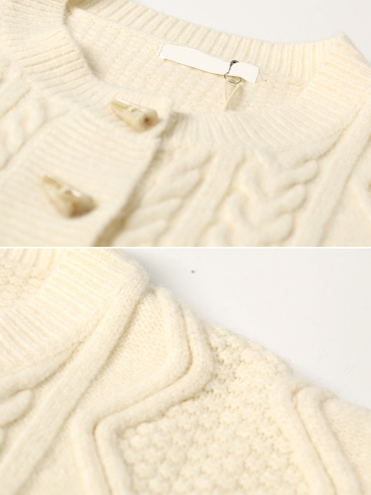 WLS Twist Knitted Cardigan Sweater