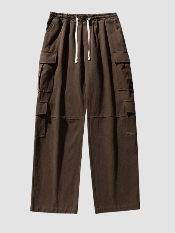 WLS Retro Textured Sand-Washed Cargo Pants