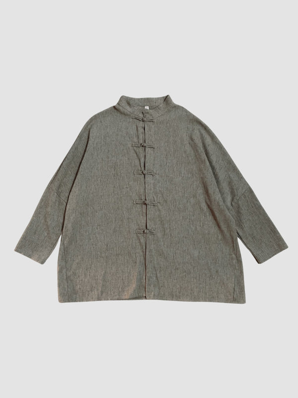 WLS Japanese Style Linen Loose Shirt