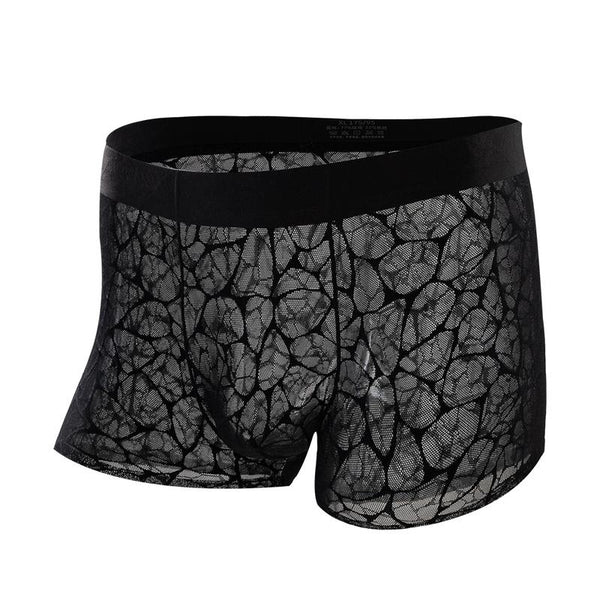 Men’s Breathable Lace Boxer Briefs | Anti-Odor Underwear 3/5/10 Pack