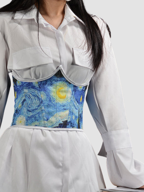 Starry Night Underbust Corset