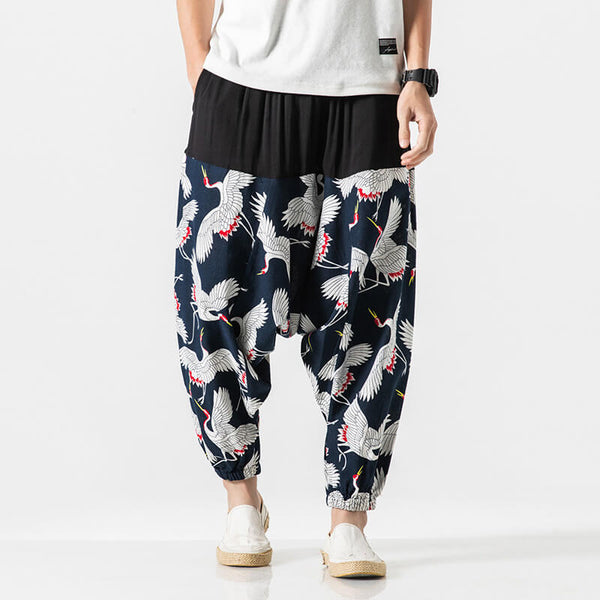 WLS Nettai Harem Pants Blue Crane