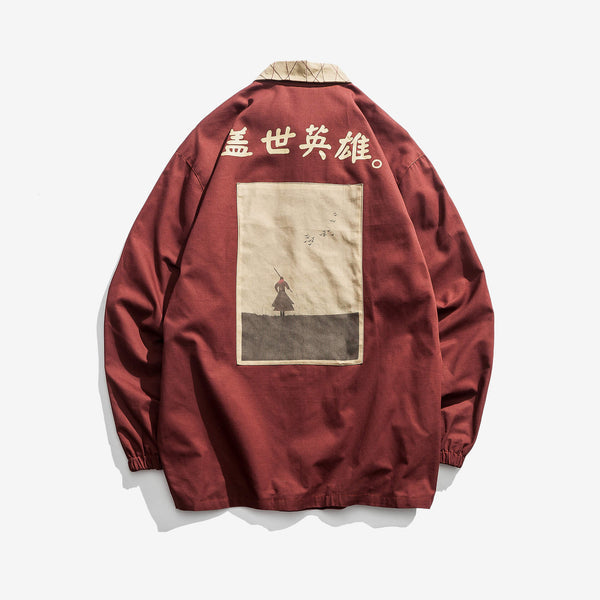 WLS Uysa Shirt Jacket Red