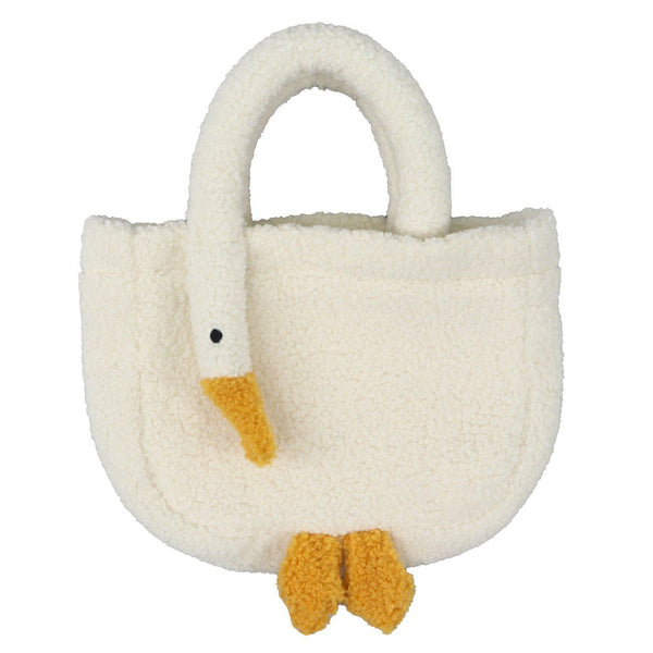 WLS Cute Goose Sherpa Bag