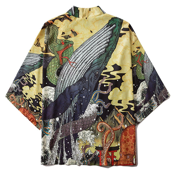 WLS Blue Whale Kimono