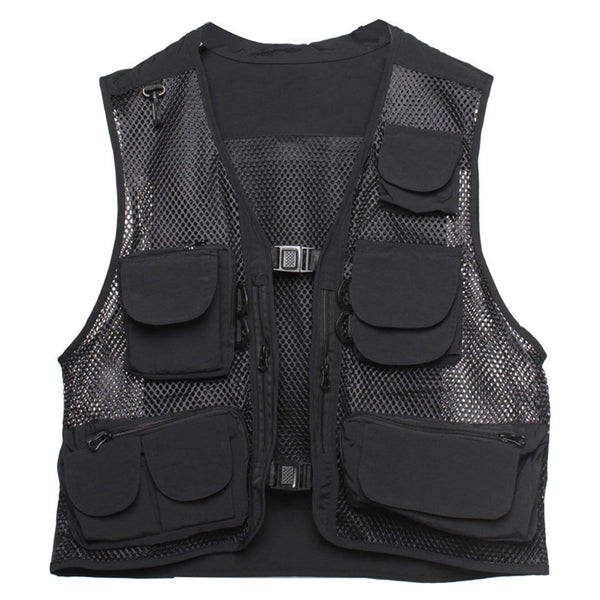 WLS Ninja Combat Multi-pocket Mesh Vest Jacket