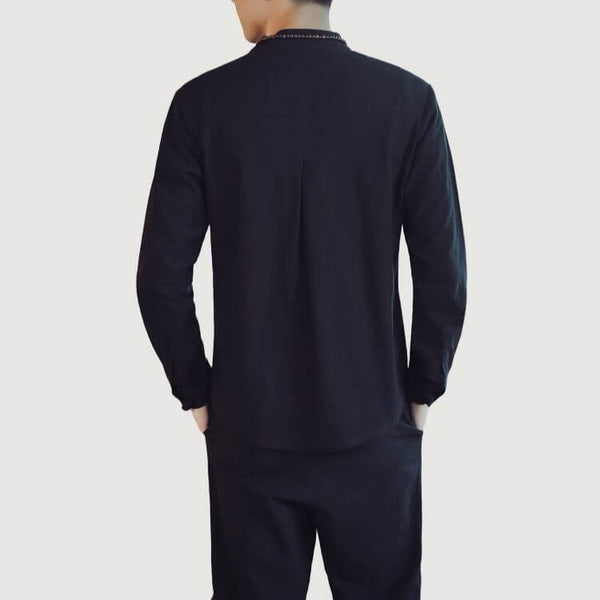 WLS Kezumi Long Sleeve Shirt Black