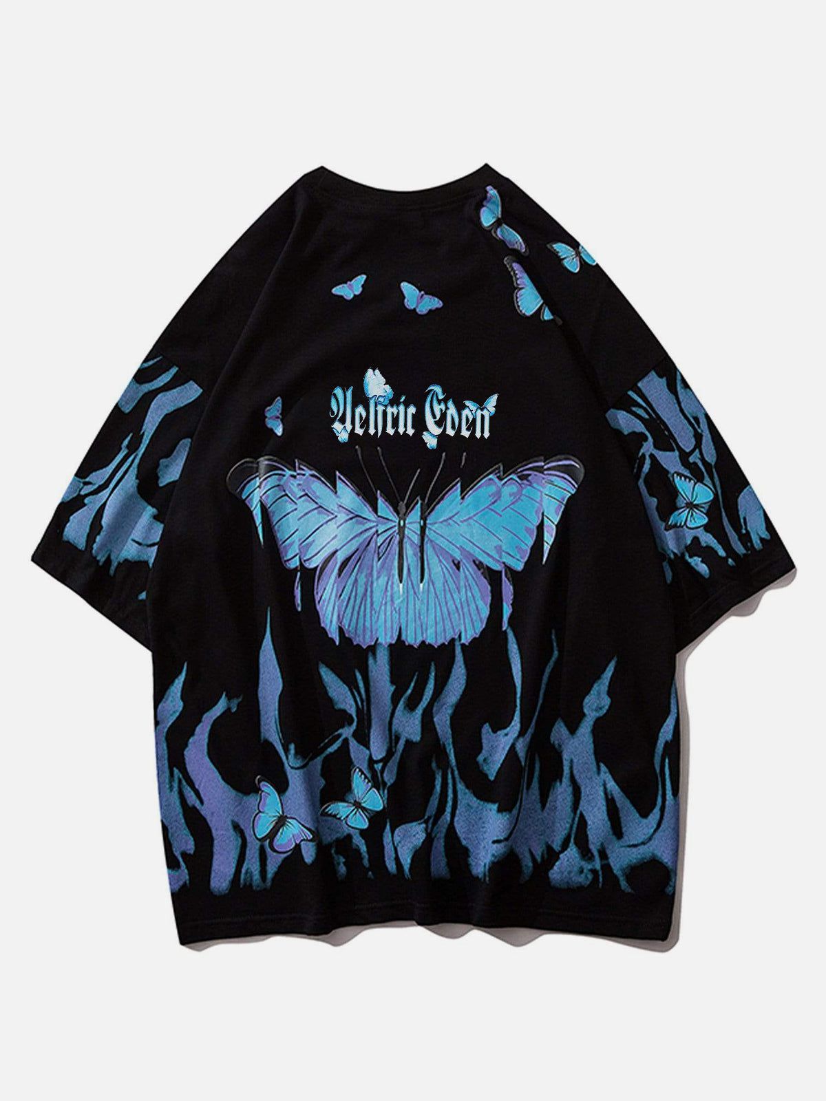 WLS Blue Flame Butterfly Tee