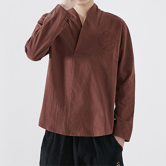WLS Ereganto Shirt Caramel Brown