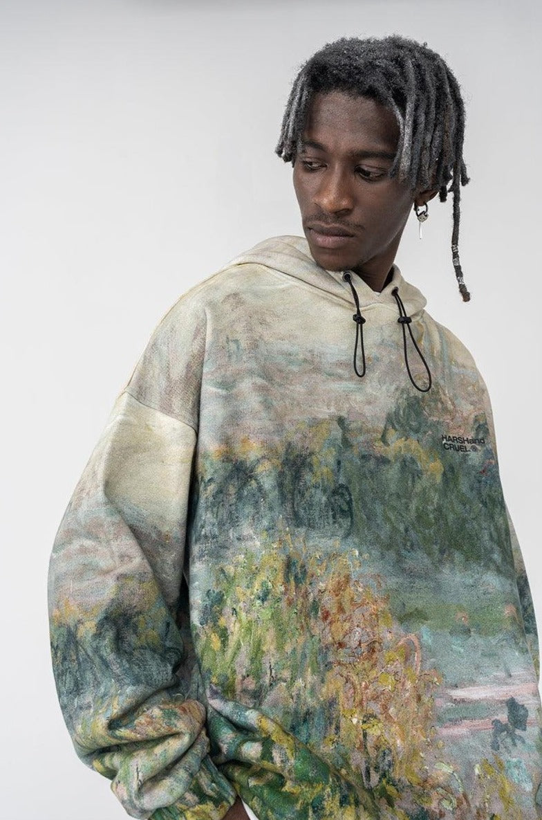 WLS HARSH and CRUEL Painted Autumn Hoodie