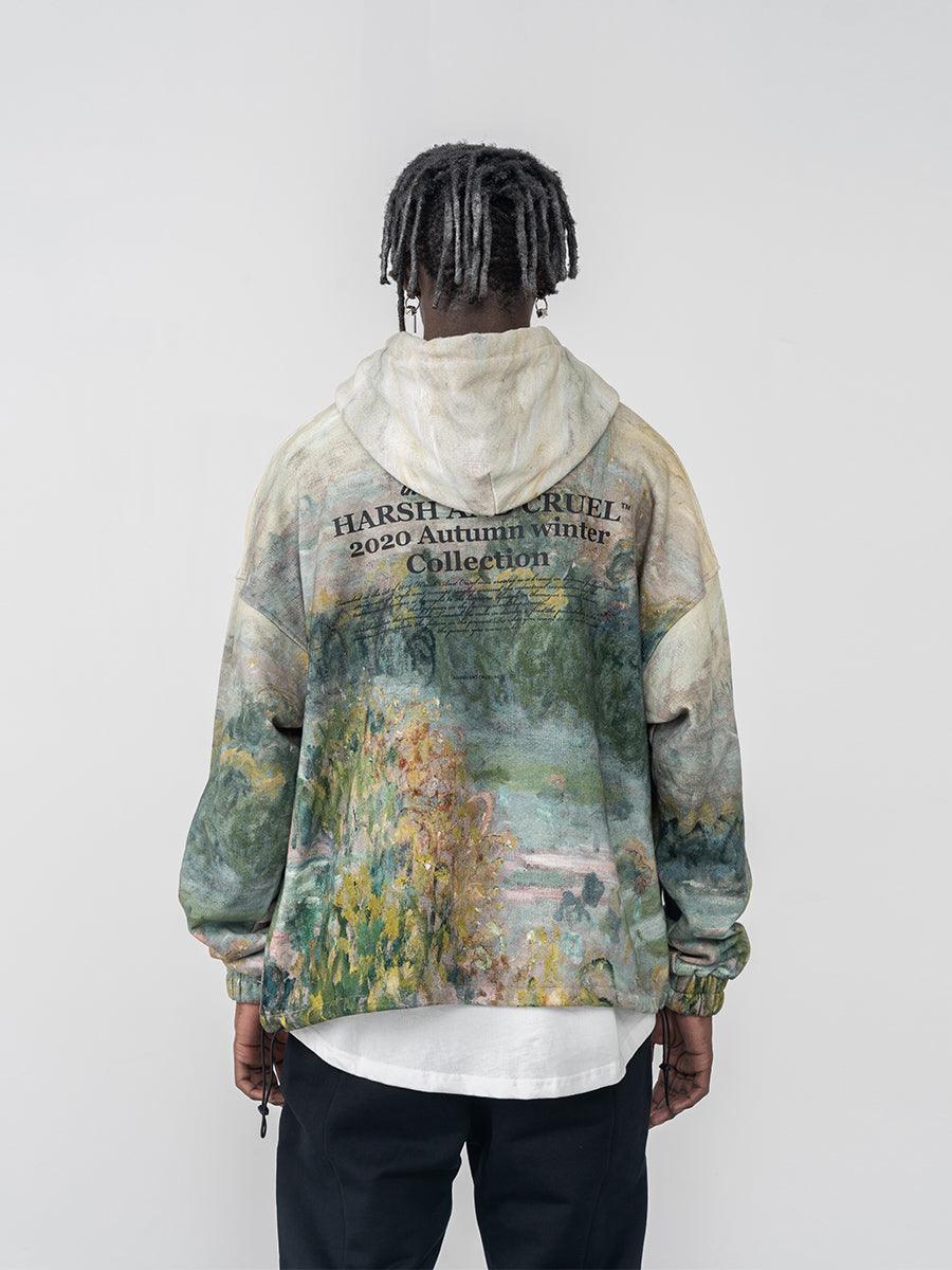 WLS HARSH and CRUEL Painted Autumn Hoodie