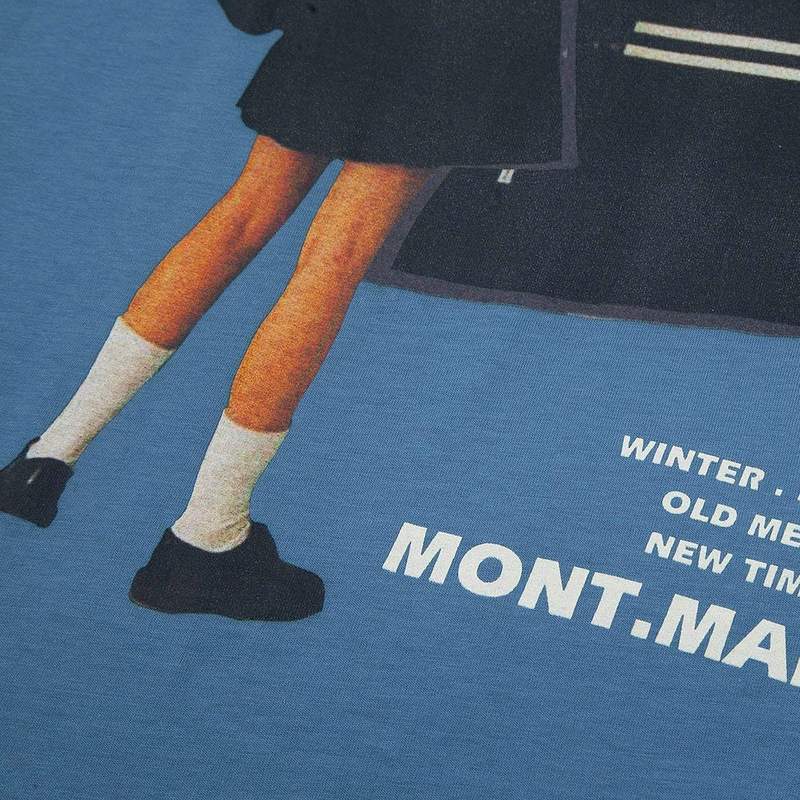 WLS Printed Design Rounded Collar Soft Cotton Tee
