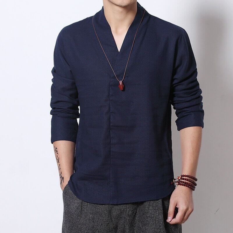 WLS Shinu Sleeve Shirt Blue