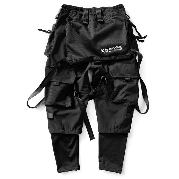 WLS Dark Urban Techwear Cargo Pants