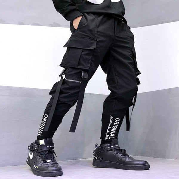 WLS Camouflage Slim Fit Strapped Overalls Cargo Pants