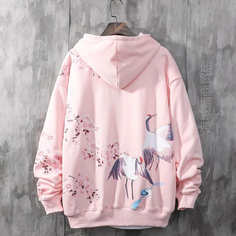 Pink discount streetwear hoodie