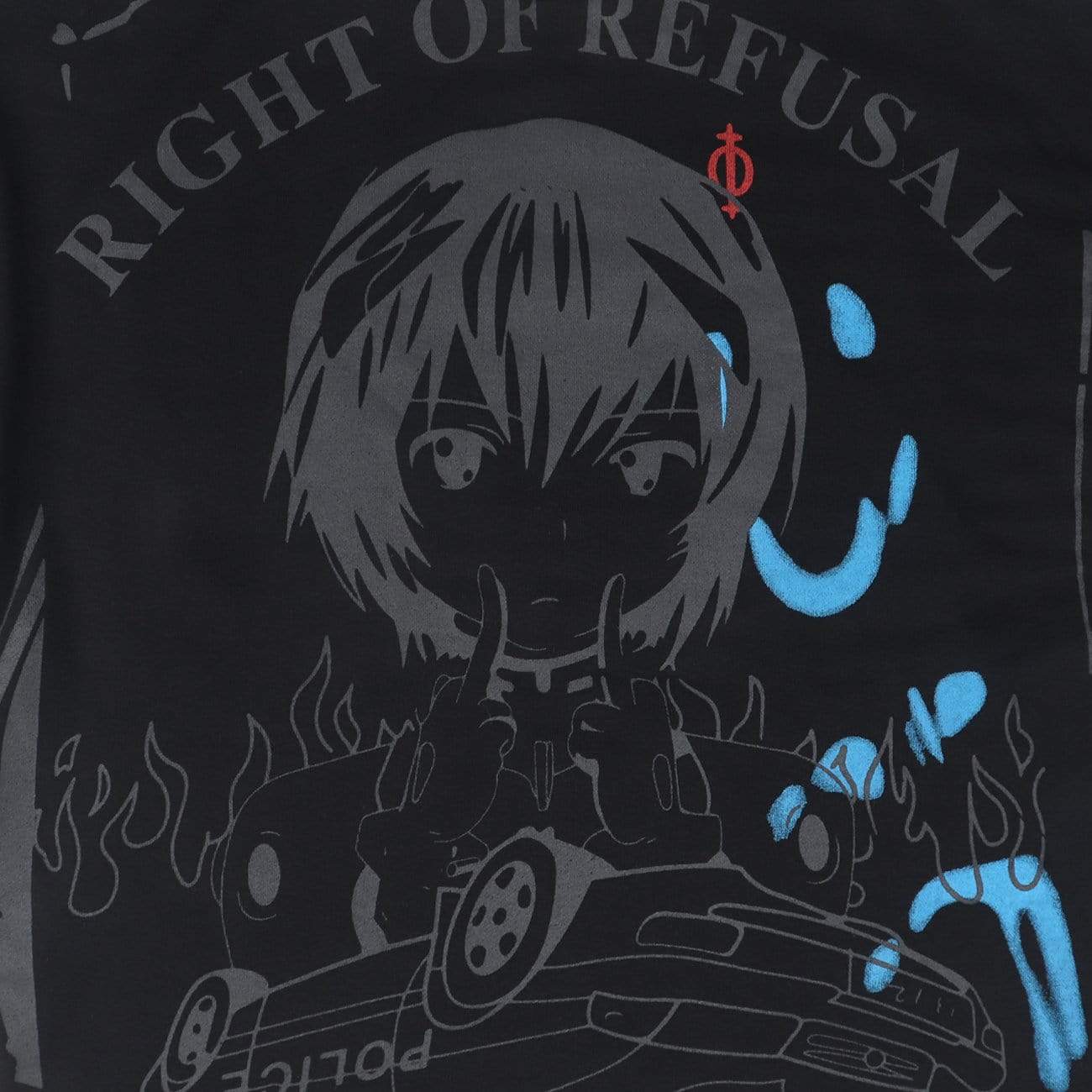 WLS Dark Japanese Anime Print Sweatshirt