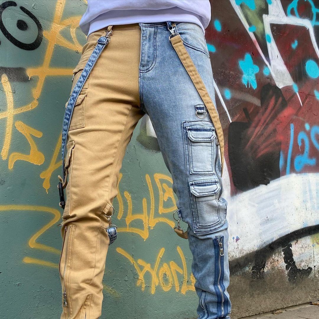 WLS Double Color Casual Jeans