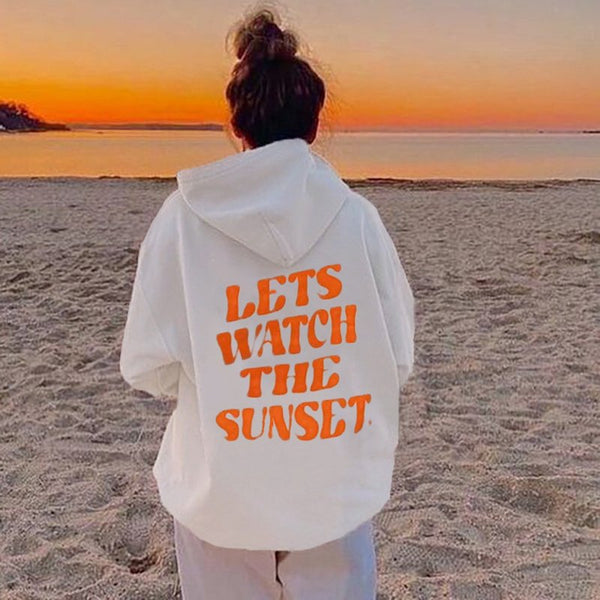 WLS Lets Watch the Sunset Oversized Hoodie