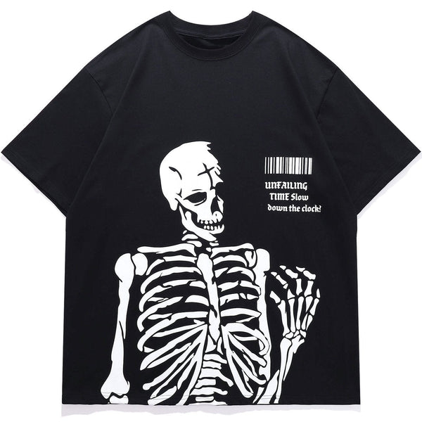 WLS Letter Skull Graffiti Tee