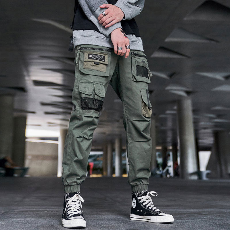 WLS Multi pocket Cargo Jogger Casual Techwear Pants We Love Street