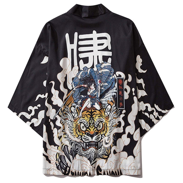 WLS Red Lotus Kimono