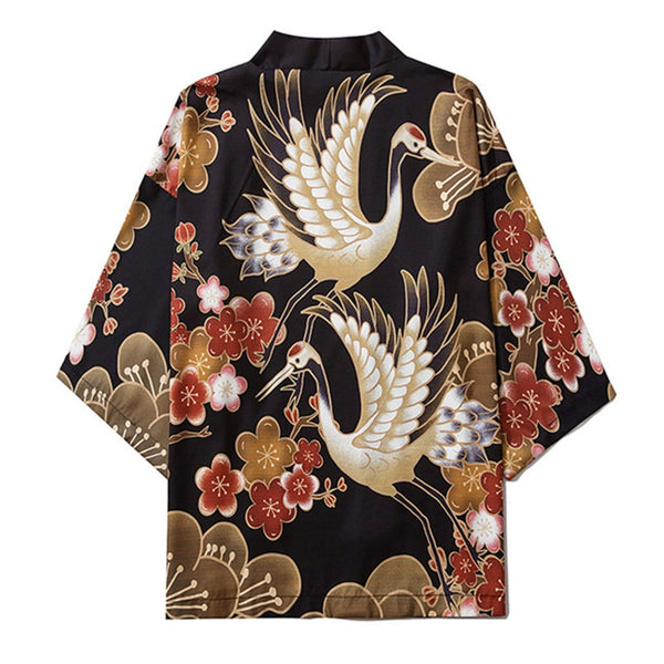 WLS Painting Crane Kimono