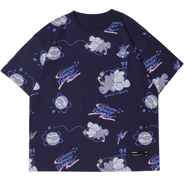 WLS Cartoon Rabbit Graphic Tee