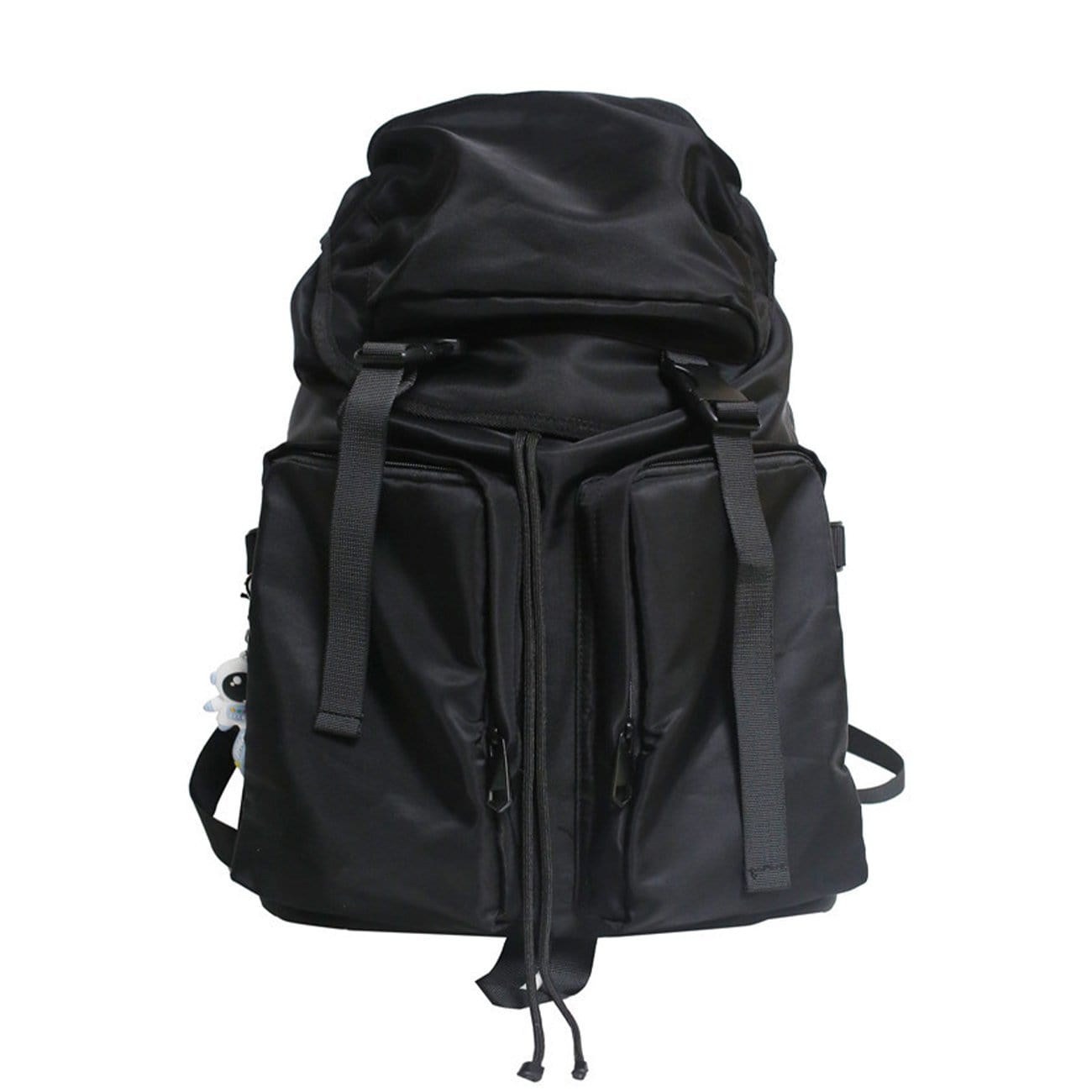 WLS Function Ribbons Buckle Nylon Backpack