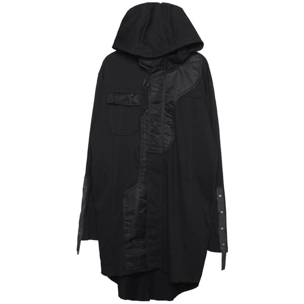 WLS Dark Patchwork Mid-length Wizard Cloak Jacket